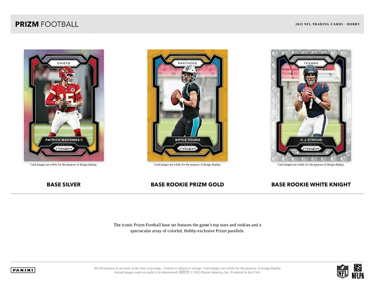 2023 Panini Prizm Football Hobby Box - Image 4