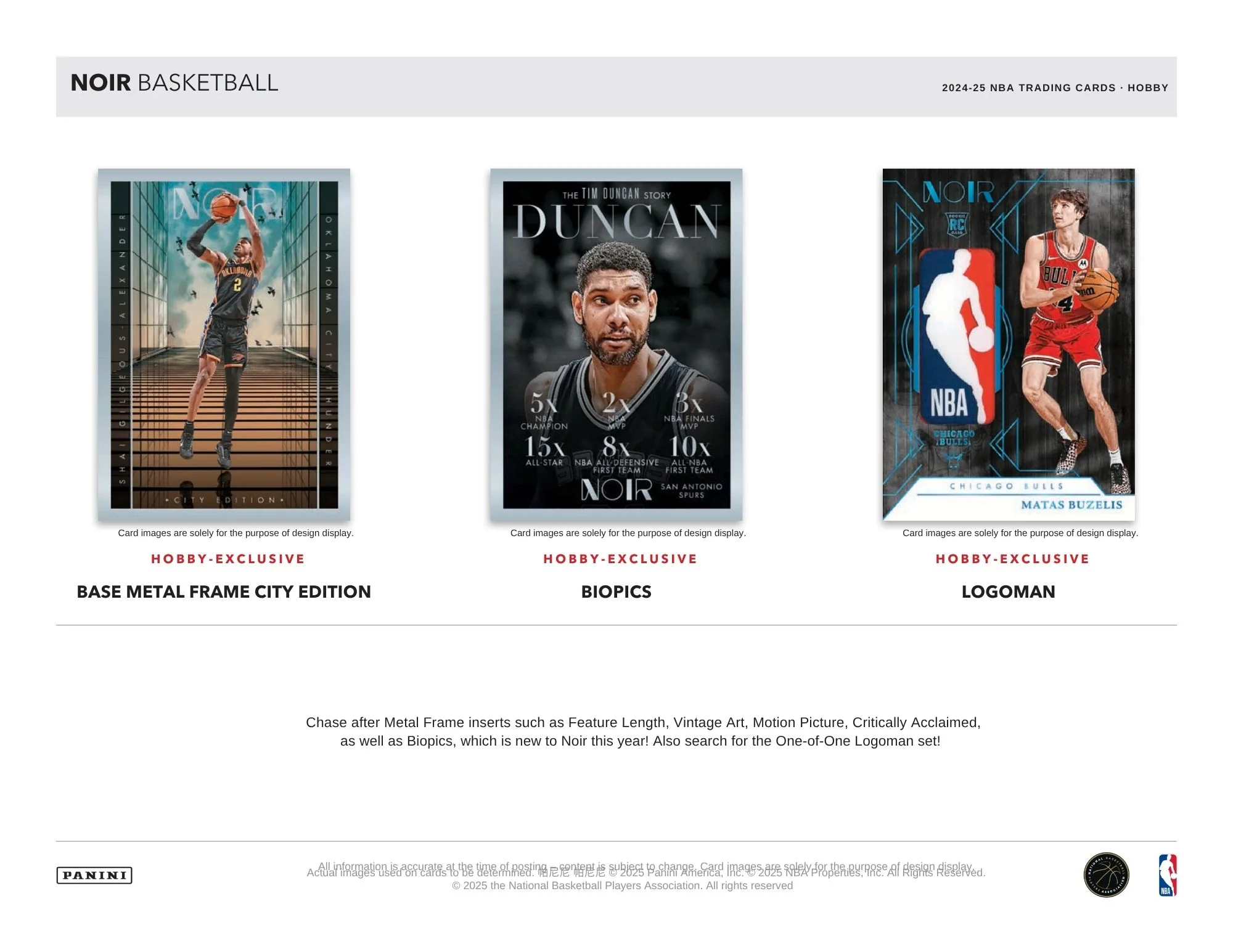 2024-25 Panini Noir Basketball Hobby Box - Image 4