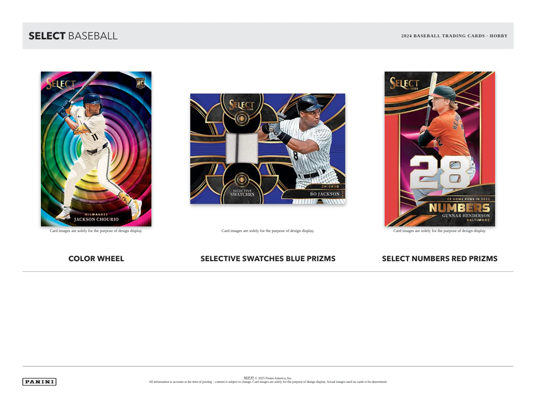 2024 Panini Select Baseball Hobby Box - Image 4