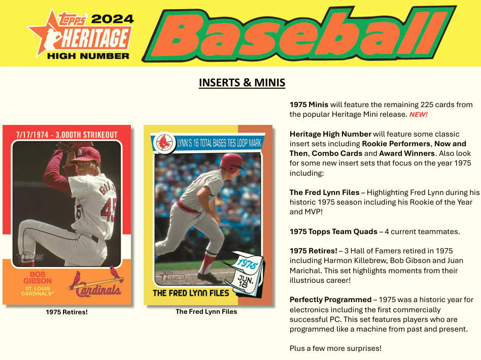 2024 Topps Heritage High Number Baseball Hobby Box - Image 4