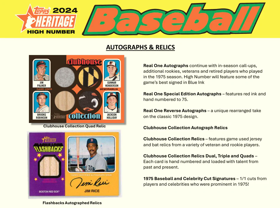 2024 Topps Heritage High Number Baseball Hobby Box - Image 5