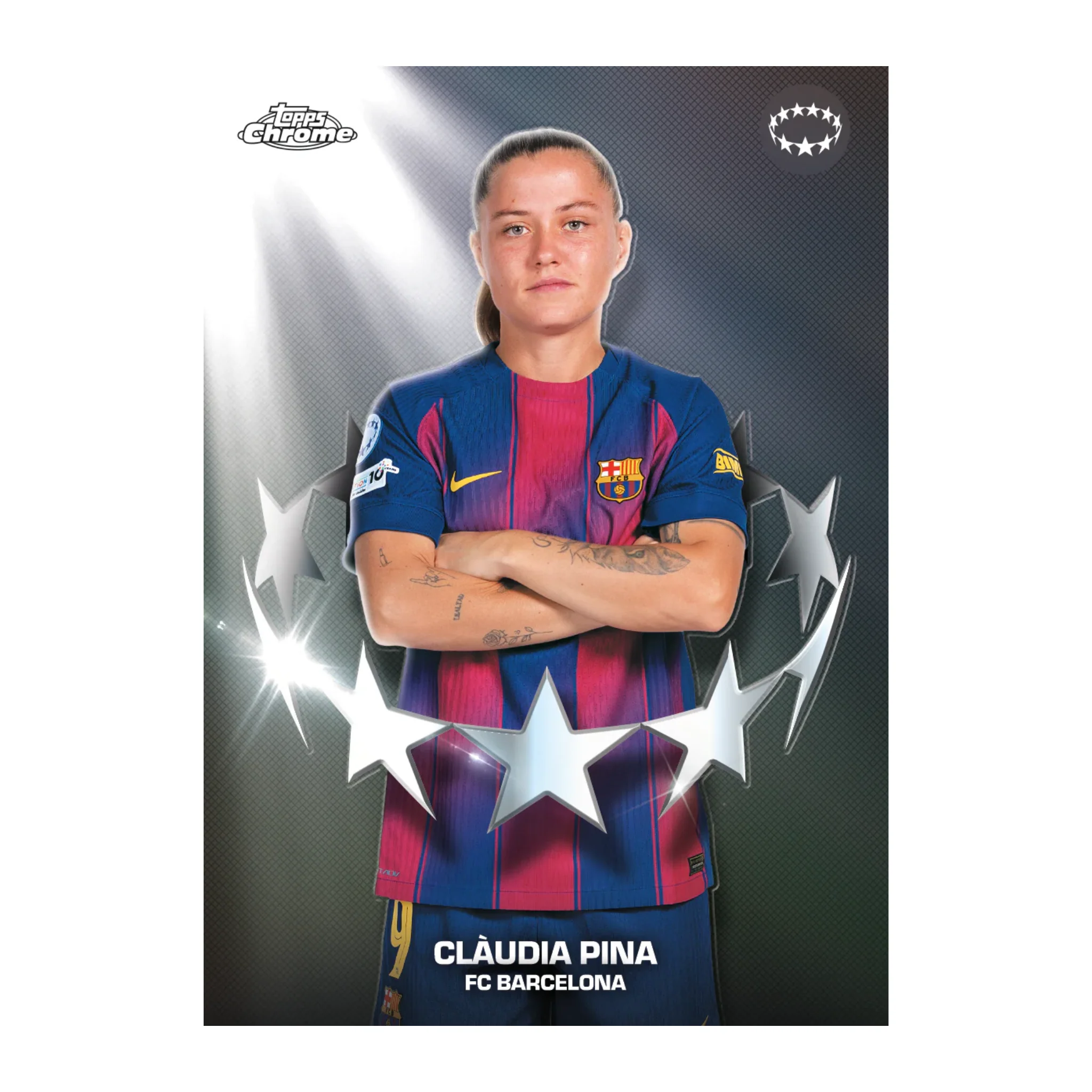 2025-26 Topps Chrome UEFA Women's Champions League Soccer Hobby Box - Image 2