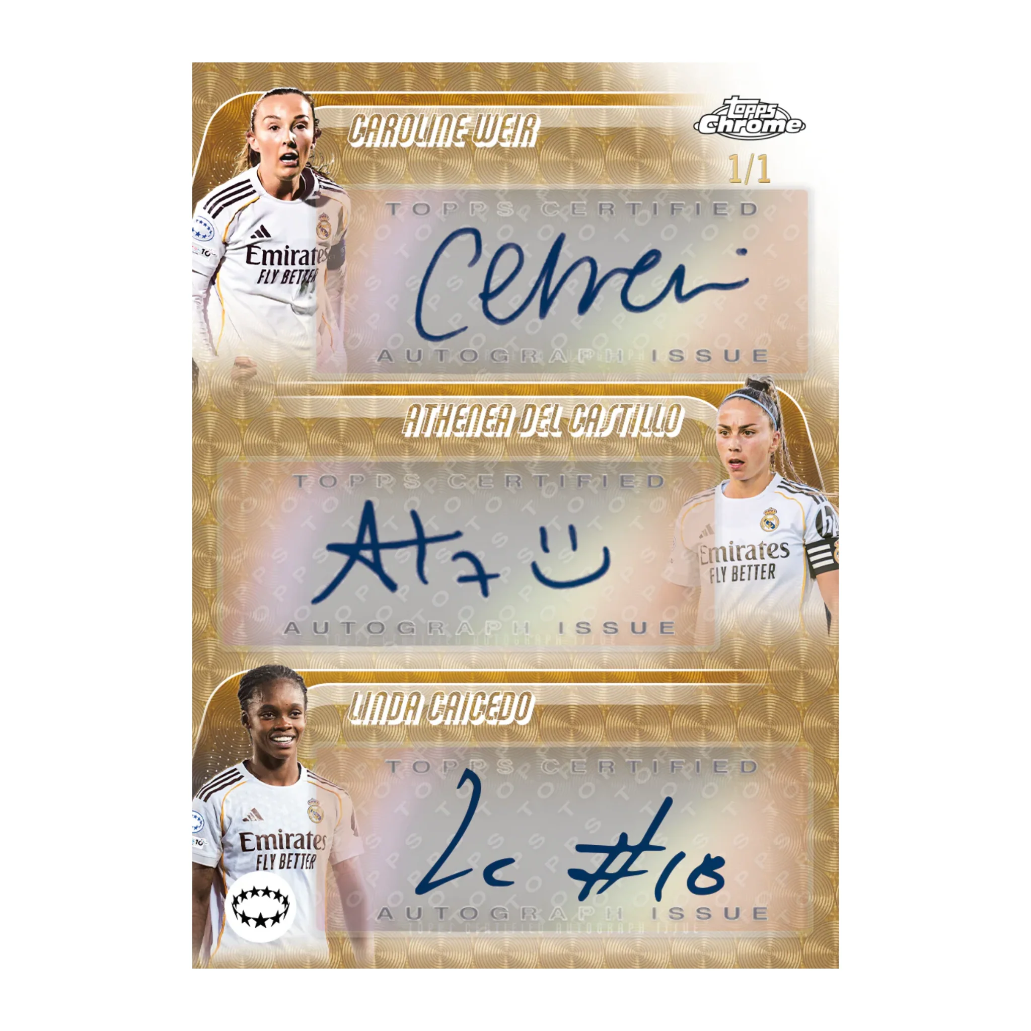 2025-26 Topps Chrome UEFA Women's Champions League Soccer Hobby Box - Image 7