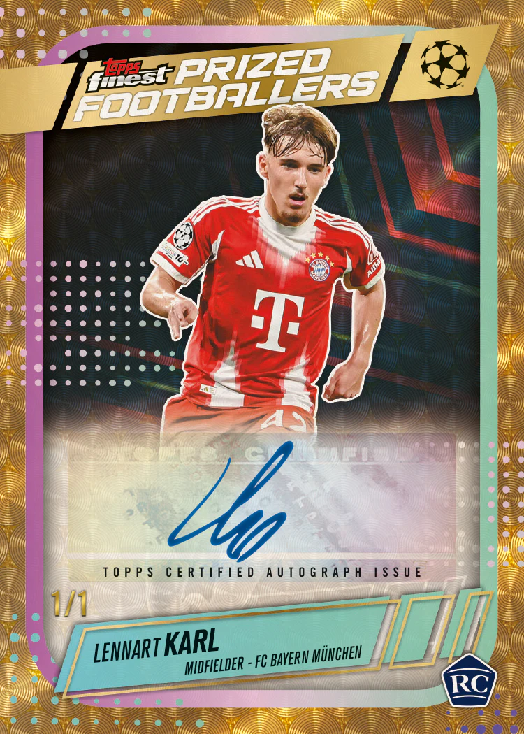 2025-26 Topps Finest UEFA Club Competitions Soccer Hobby Box - Image 4