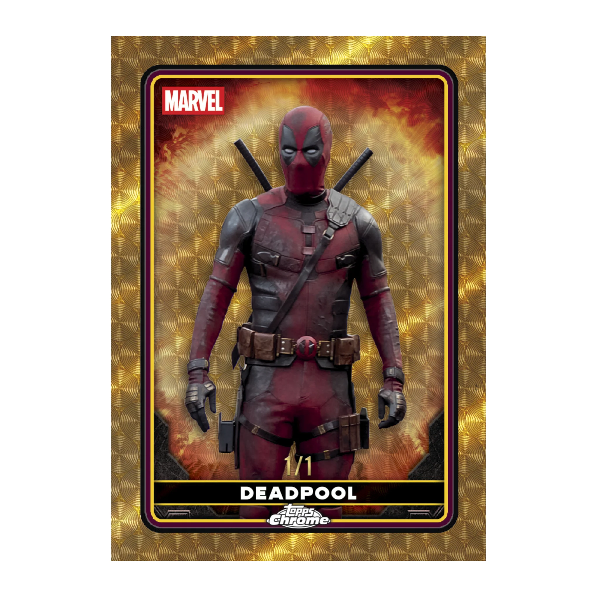 2025 Topps Marvel Chrome Deadpool Hobby Box - Image 3