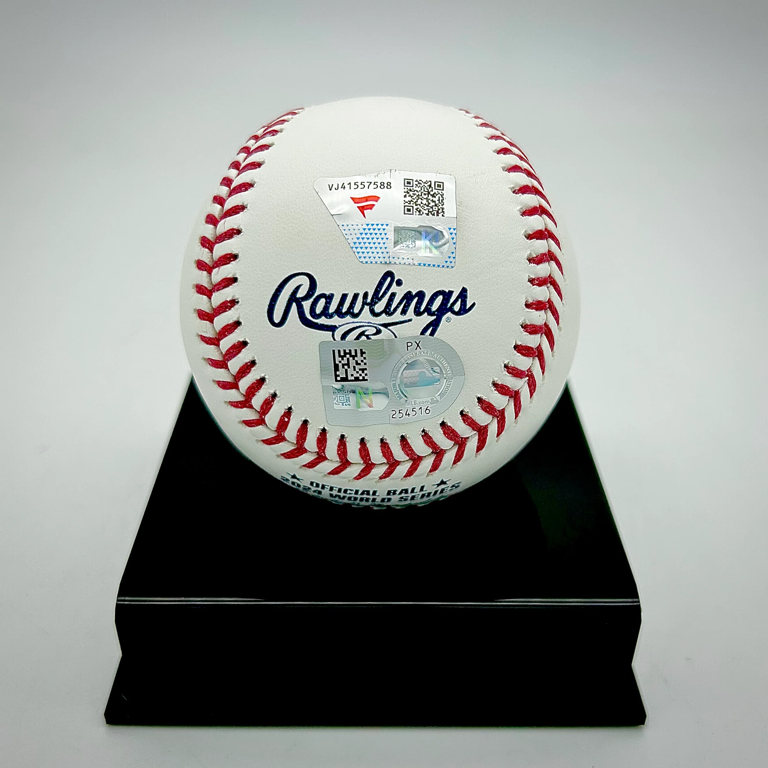 Freddie Freeman Los Angeles Dodgers Autographed 2024 World Series Logo Baseball - Image 3